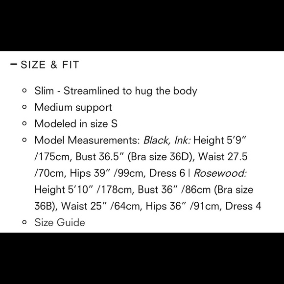 NWT Michi Rise Bustier in Black Small $148 - Picture 6 of 9